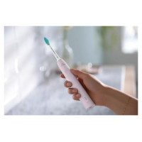 Sonicare PHILIPS 3100 Sonic elektriskā zobu birste 2 gab, rozā + melna - HX3675/15