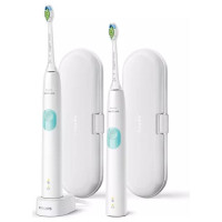 Sonicare PHILIPS ProtectiveClean 4300 Sonic elektriskā  zobu birste, balta un  piparmētru - HX6807/35
