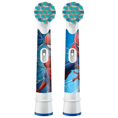 Braun el.zobu birstes uzgalis Spiderman (bērnu), 2 gab. - EB 10S-2K