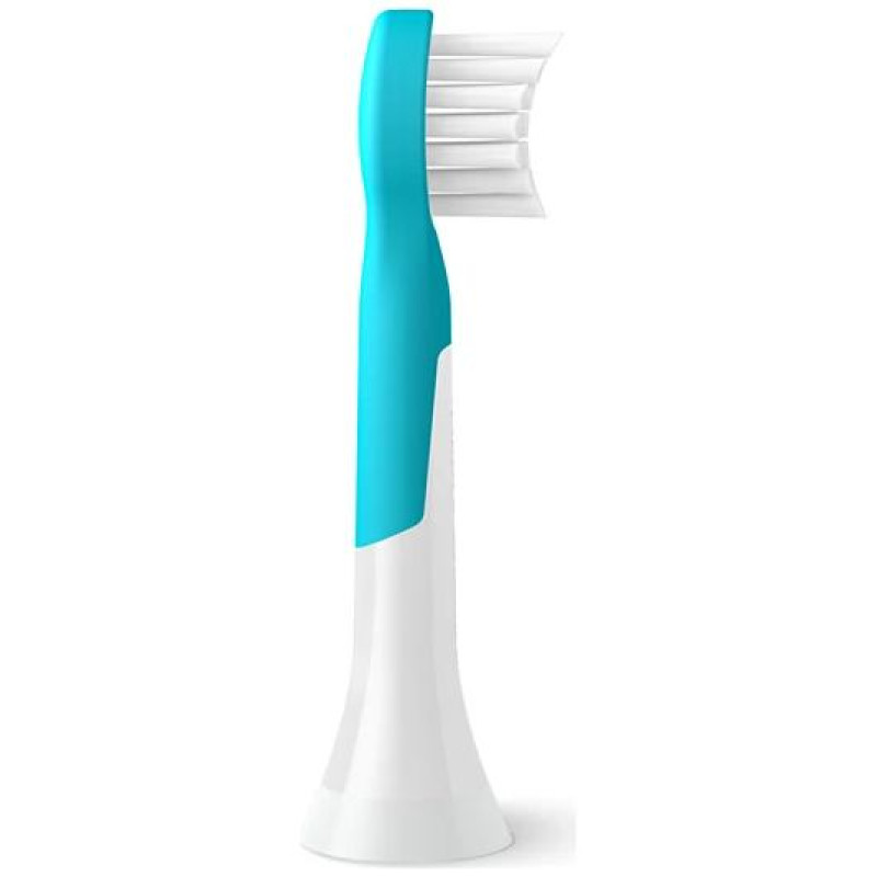 Sonicare for Kids Mini zobu birstes uzgalis, 2 gab,3+, Balta/ciāna - HX6032/90