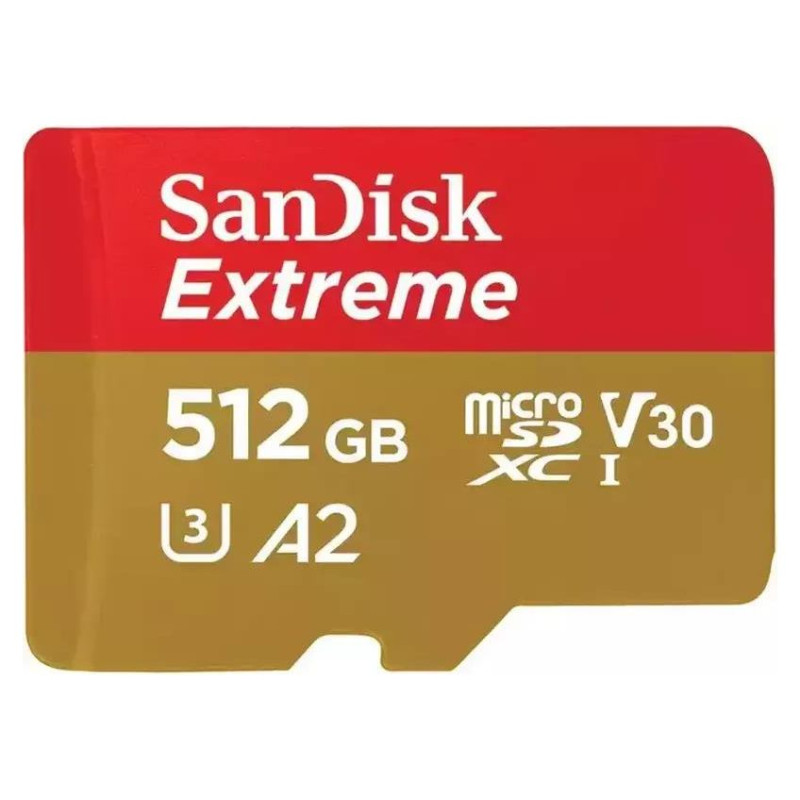 Sandisk MEMORY MICRO SDXC 512GB UHS-I/W/A SDSQXAV-512G-GN6MA SANDISK