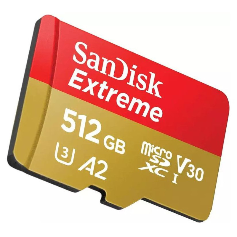 Sandisk MEMORY MICRO SDXC 512GB UHS-I/W/A SDSQXAV-512G-GN6MA SANDISK