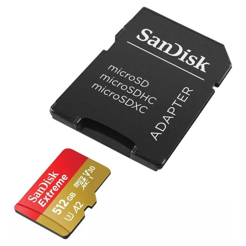 Sandisk MEMORY MICRO SDXC 512GB UHS-I/W/A SDSQXAV-512G-GN6MA SANDISK