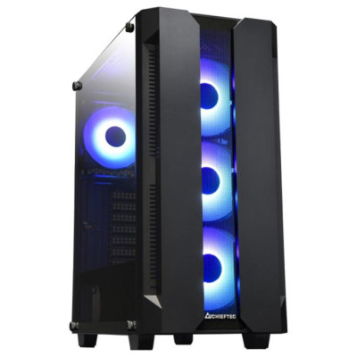 Chieftec Case|CHIEFTEC|HUNTER|MidiTower|Not included|ATX|MiniITX|Colour Black|GS-01B-OP
