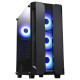 Chieftec Case|CHIEFTEC|HUNTER|MidiTower|Not included|ATX|MiniITX|Colour Black|GS-01B-OP