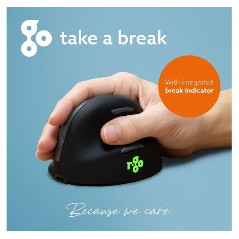 R-Go Tools MOUSE USB OPTICAL BREAK/BLACK RGOHBRSWLBL R-GO TOOLS