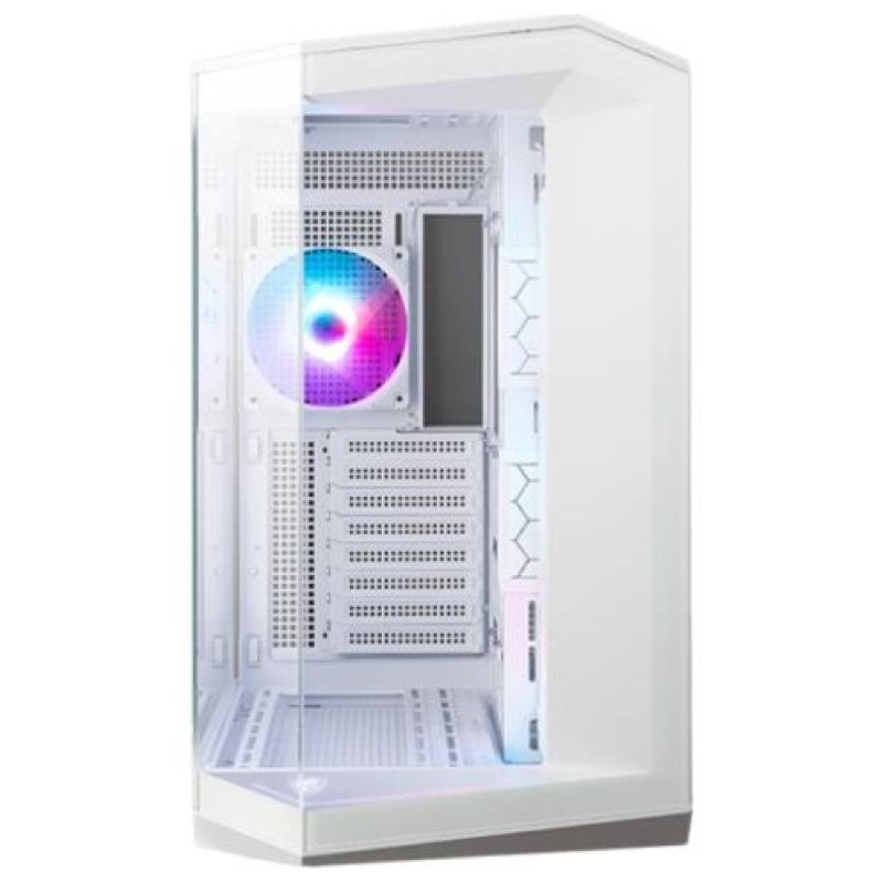 MSI Case|MSI|MAG PANO 100R PZ|MidiTower|Case product features Transparent panel|ATX|MicroATX|MiniITX|Colour White|MAGPANO100RPZWHITE