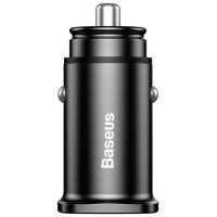 Baseus Square smart car charger 2x USB QC3.0 Quick Charge 3.0 SCP AFC 30W black (CCALL-DS01)
