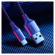 Ugreen US288 60128 USB-A / USB-C QC 3.0 3A 2m cable - gray