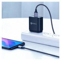 Ugreen US288 60128 USB-A / USB-C QC 3.0 3A 2m cable - gray