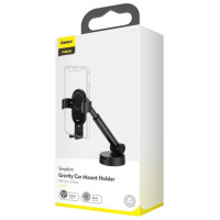 Baseus telescopic gravity car holder for the windshield black (SUYL-JY01)
