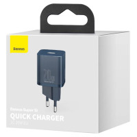 Baseus Super Si 1C fast charger USB Type C 20 W Power Delivery blue (CCSUP-B03)