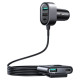 Joyroom car charger 2xPD + 2xQC3.0 72W 1.5m black (JR-CL05)