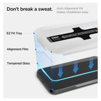 Spigen Glas.tR EZ Fit Tempered Glass for iPhone 13 / 13 Pro / 14 / 16e - 2 pcs.