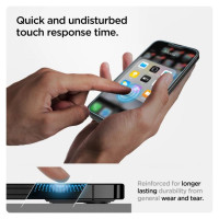 Spigen Glas.tR EZ Fit Tempered Glass for iPhone 13 / 13 Pro / 14 / 16e - 2 pcs.