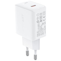Acefast charger GaN USB Type C 30W, PD, QC 3.0, AFC, FCP white (A21 white)