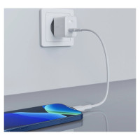 Acefast charger GaN USB Type C 30W, PD, QC 3.0, AFC, FCP white (A21 white)
