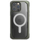 Raptic X-Doria Secure Case iPhone 14 Pro with MagSafe armored cover green