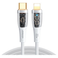 Joyroom Star-Cloud Series A3 USB-C / Lightning Cable 20W 1.2m with Smart Switch - White