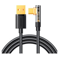 Joyroom Gaming Cable S-UC027A6 USB-C (angled) / USB-A (straight) 3A 1.2 m - black
