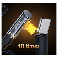 Joyroom Gaming Cable S-UC027A6 USB-C (angled) / USB-A (straight) 3A 1.2 m - black