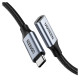 Ugreen US372 30205 USB-C - USB-C PD QC cable 100W 5A 10Gbps 1m - gray