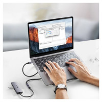 Ugreen US372 30205 USB-C - USB-C PD QC cable 100W 5A 10Gbps 1m - gray