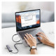 Ugreen US372 30205 USB-C - USB-C PD QC cable 100W 5A 10Gbps 1m - gray