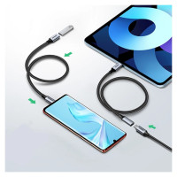 Ugreen US372 30205 USB-C - USB-C PD QC cable 100W 5A 10Gbps 1m - gray