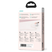 Joyroom Multi-Color Series S-A34 USB-A / USB-C Cable 100W 1m - Pink