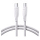 Joyroom Multi-Color Series S-A34 USB-C / USB-C PD 60W 1m Cable - White