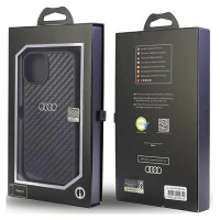 Audi Carbon Fiber iPhone 14 6.1" black/black hardcase AU-TPUPPCIP14-R8/D2-BK