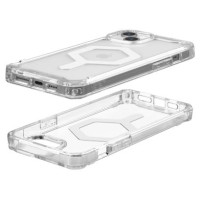 UAG Plyo MagSafe case for iPhone 15 Plus - transparent and white