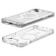 UAG Plyo MagSafe case for iPhone 15 Plus - transparent and white