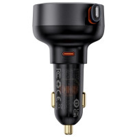 Baseus Enjoyment Pro USB-C (female) / Lightning (male) 60W car charger - black