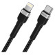 Wozinsky WNBCL2 Lightning / USB-C PD 30W cable 2 m - black