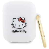 Hello Kitty Silicone 3D Kitty Head case for AirPods 1/2 - white