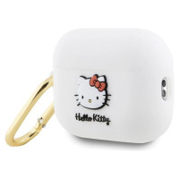 Hello Kitty Silicone 3D Kitty Head case for AirPods Pro 2 (2022/2023) - white