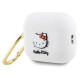 Hello Kitty Silicone 3D Kitty Head case for AirPods Pro 2 (2022/2023) - white