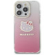 Hello Kitty IML Gradient Electrop Kitty Head case for iPhone 14 Pro - pink