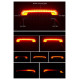 Rockbros LKWD-R1 Rear Bike Light with Laser and Remote Control + Micro USB - USB-A Cable - Black