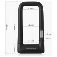Rockbros RKS626 U-lock bicycle lock - black