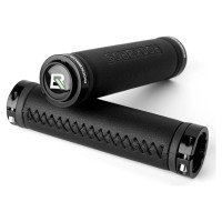 Rockbros 40210003001 microfiber bicycle handlebar grips - black