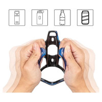 Rockbros FK338 Bike Bottle Holder - Black and Blue