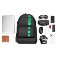 Rockbros H10-BK sports foldable backpack 18 l - black