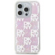 Dkny Etui DKNY Liquid Glitter Multilogo na iPhone 15 Pro - różowe