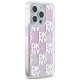 Dkny Etui DKNY Liquid Glitter Multilogo na iPhone 15 Pro - różowe
