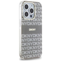 Dkny IML Mono & Stripe MagSafe case for iPhone 15 Pro - beige