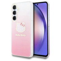Hello Kitty IML Gradient Electrop Kitty Head case for Samsung Galaxy A55 - pink