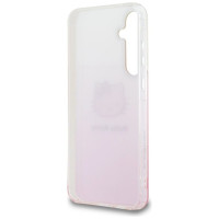 Hello Kitty IML Gradient Electrop Kitty Head case for Samsung Galaxy A55 - pink